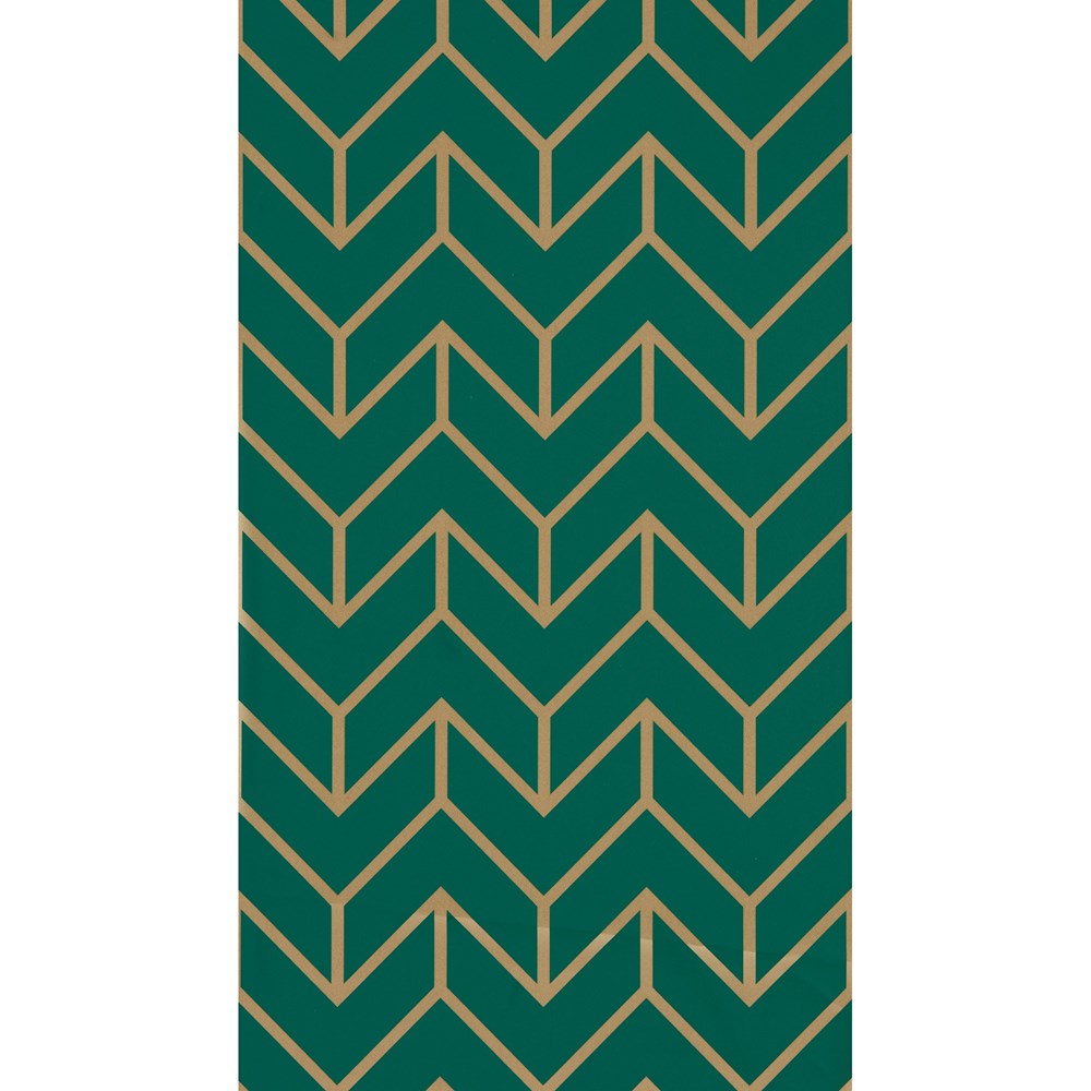 Tessellation Wallpaper 111984 by Harlequin in Teal Gold